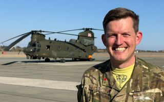 Squadron Leader Alan Rose, the OC of 1310 Flight, said he was looking forward to going home