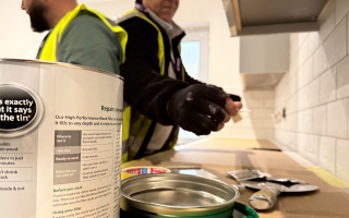 construction ongoing at new defence housing