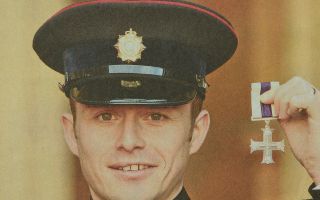 During the tour, he defused more than 50 bombs and was blown up on four occasions