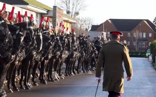 Household Calvary prepare for German state visit