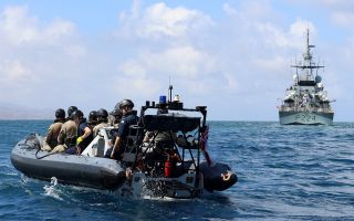 HMS Trent had been pre-positioned in the Caribbean ready to help