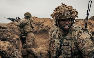 Last year, personnel from 4th Battalion, The Royal Regiment of Scotland honed their trench warfare skills on Exercise Steadfast Dart (Picture: MOD)