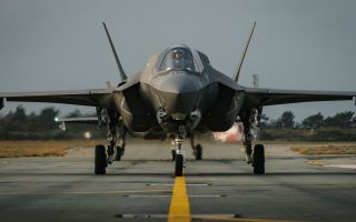 Six F-35B Lightnings have arrived at RAF Akrotiri from RAF Marham to operate alongside the Typhoons deployed on Operation Shader