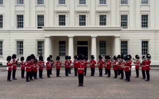 Welsh Guards honour UAE Armed Forces CREDIT UK Embassy in UAE