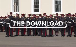 238 Officer Cadets commission at RMA Sandhurst (Picture: BFBS)