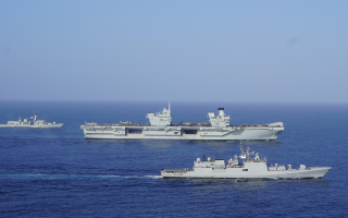 Indian Navy and Royal Navy bilateral Exercise KONKAN25 