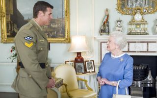 Mr Roberts‑Smith met with the late Queen Elizabeth at Buckingham Palace in 2011