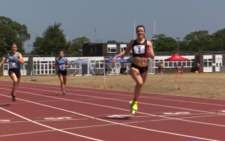 08072026 Army Athlete Laura Clark wins 400 metres at Inter Services Athletics Credit BFBS.jpg 