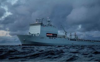 Although the MOD did not specify its role, the Bay-Class has a proven track record in providing evacuation, humanitarian assistance, and disaster relief