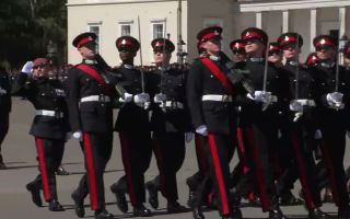 The men and women passing out will be leading their soldiers for years to come, and those years ahead could include armed conflict (Picture: BFBS)