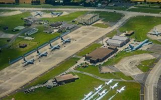 100th Air Refueling Wing, over Royal Air Force Mildenhall