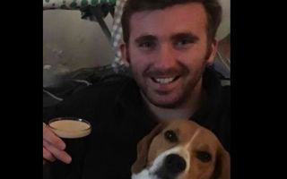 10122025 Lance Corporal George Hooley and his dog Mabel