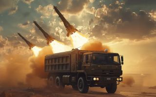 An artist's impression of how the Project Nightfall ballistic missile system might look