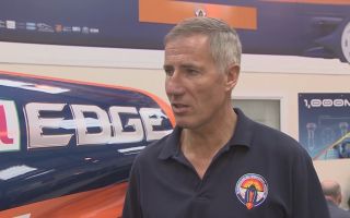 Wing Cdr (Ret'd) Green flew Phantoms, Tornados and Harrier aircraft during his service with the RAF (Picture: BFBS)