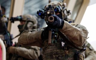 Royal Marines from the UK Commando Force conduct boarding training on the Faroese fishing vessel Gotunes FD 950 during Exercise Lion Protector 26 (Picture: MOD)