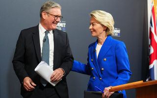 It was reported that the UK government would be forced to pay an administration fee between €150m and €250m (Picture: PA)