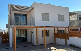 The three- and four-bedroom homes are also better suited to the Mediterranean climate and fitted with solar panels (Picture: BFBS)