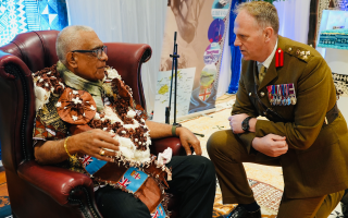 Fijian president visits Tidworth