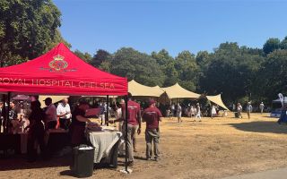 Around 500 veterans and guests gathered for the picnic, which was the largest event yet in its four-year history (Picture: BFBS)