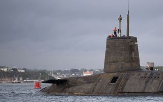 15062026 HMS Vanguard leaving HMNB Devonport CREDIT MOD
