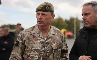 General Sir Roly Walker said political leaders will soon begin having a “frank conversation” with the citizens of the UK over the “extreme jeopardy” the country faces (Picture: BFBS)