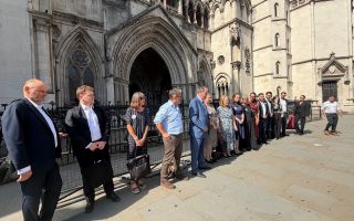 The Chinook Justice Campaign (CJC) sought to challenge the MOD over what it was said was an "ongoing failure" to set up an "independent and effective investigation" into the crash (Picture: BFBS)