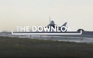 RAF Akrotiri plane take off DL graphic