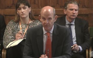 Mr Pearce was pressed by the committee on how prepared the UK is to fight a war