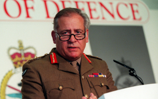 Charles Guthrie MOD brieifing