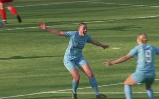 19032026 Abi Hayes goal celebration for RAF v Army Credit BFBS.jpg