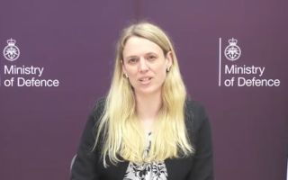 Louise Sandher-Jones, the Minister for Veterans and People