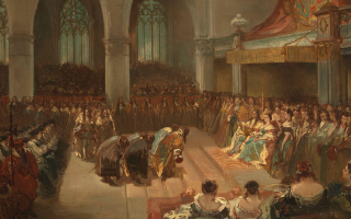 190526 The coronation of William III and Mary Stuart CREDIT ALAMY