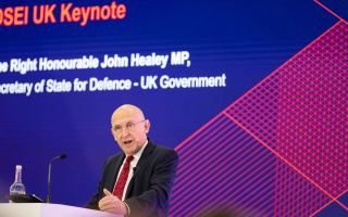 Defence Secretary speaks at DSEI