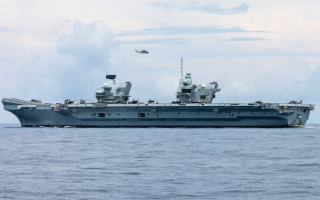  HMS Prince of Wales in South China Sea