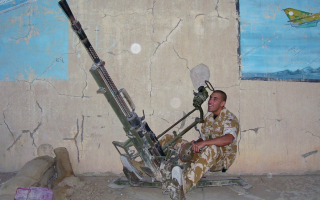 260326 RAF veteran Brad Carter see in Afghanistan in June 2006 CREDIT Brad Carter