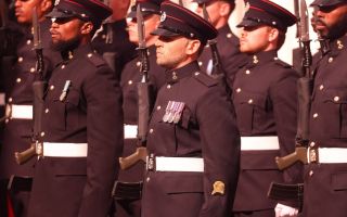 After a Fit for Role Inspection, personnel of 33 Armoured Engineer Squadron were approved to mount as The King's Guard (Picture: 26 Engineer Regiment)