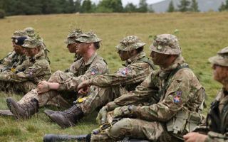 rmy Cadets on exercise