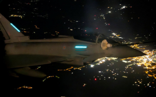 RAF Typhoons on Operation Eastern Sentry 