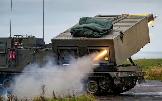 PrSMs will be launched from the M270 Guided Multiple Launch Rocket System, a self-propelled armoured missile and rocket launcher which is one of the Royal Artillery's most powerful weapons (Picture: MOD)