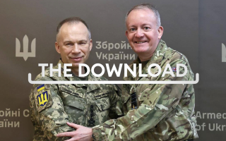 Head of the Armed Forces, ACM Sir Richard Knighton, meets with Ukrainian counterpart