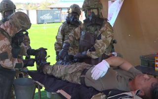 Anyone dealing with a casualty who's been exposed to CBRN contaminants must protect themselves as well