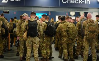 1,400 British Army personnel boarded a DFDS ferry from North Tyneside as Exercise Rhino Storm gets underway