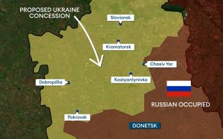 23092025 Map of Ukraine's Fortess Belt CRED FORCES NEWS