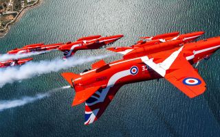The Red Arrows perfect their routine out in Greece on Exercise Springhawk as they prepare for an exciting 2026 display season, performing in the UK and overseas (Picture: MOD)