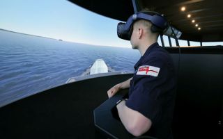 24082026 The Royal Navy is embracing Virtual Reality to train sailors guiding warships on operations worldwide CRED MOD