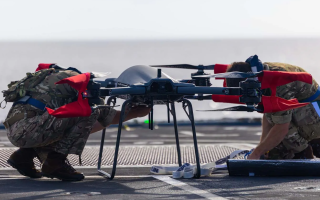 Malloy T-150B heavy-lift drone the size of a person