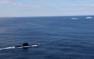 Its a friendly sub, not Russian sub (Picture: Nato)