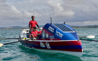 For the first-time ever, an all-Gurkha team is taking part in the World's Toughest Row across the Atlantic (Picture: BFBS)