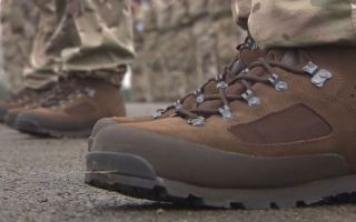 A photo of service personnel wearing boots (Picture: BFBS)