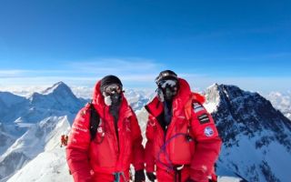 On May 23, after over a year of planning and preparation, the team reached the summit of Everest (Picture: Vincent Sulaiman)